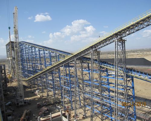 Downwards Transportation Belt Conveyor