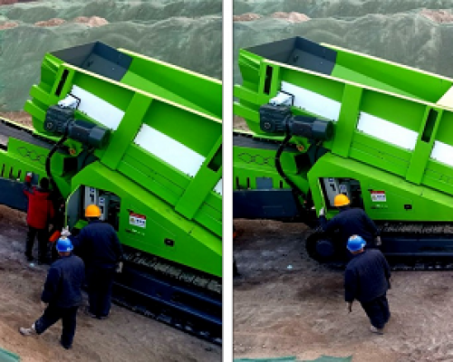  JXLD-1000 Crawler mobile stacker