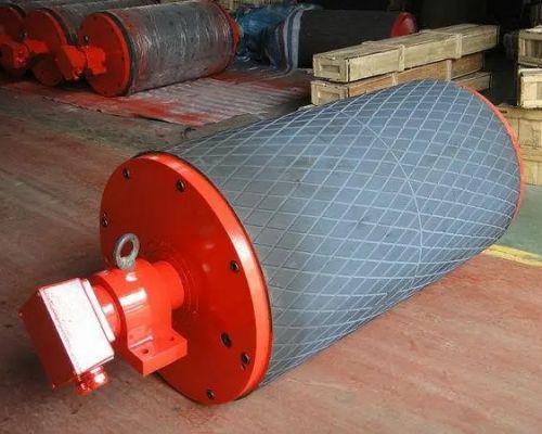 Motorized drum pulley